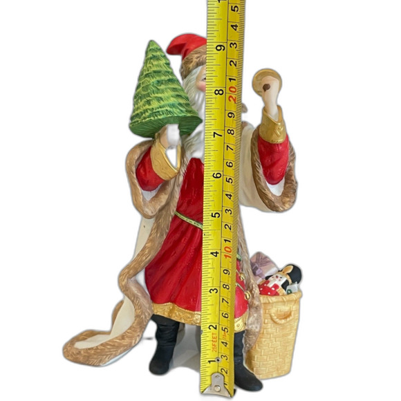 Vintage 1991 Lenox Porcelain International Santa Collection Kris Kringle EUC 9" - Picture 12 of 13